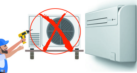 climatisation réversible avec un système monobloc sans groupe extérieur