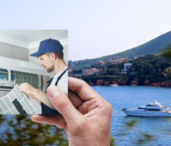 Un poseur de climatisation et la ville de cannes