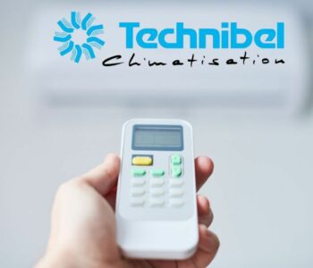 telecommande de climatisation avec logo technibel