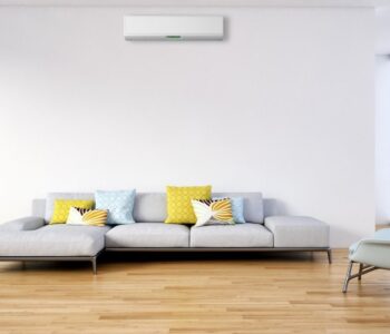 salon avec climatisation et parquet massif