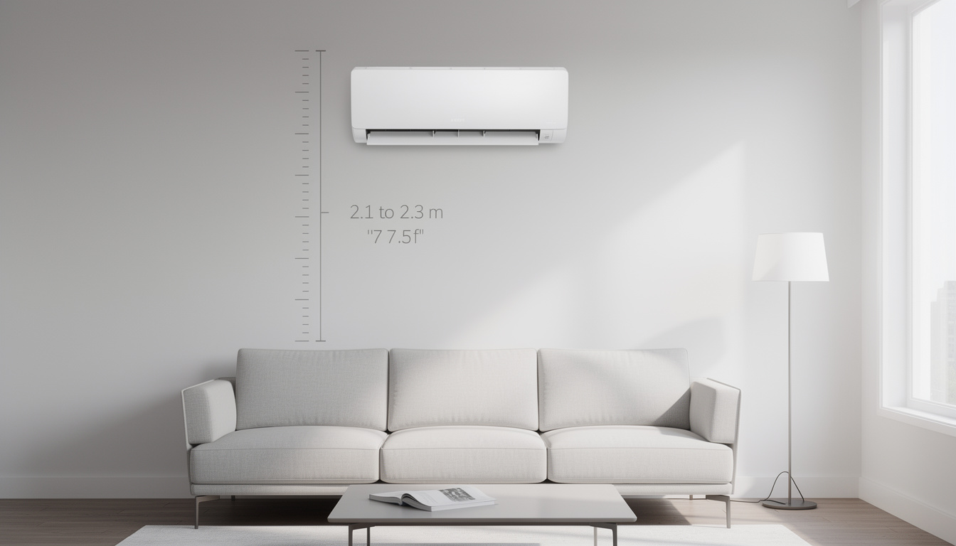 découvrez à quelle hauteur fixer votre climatisation pour un maximum d'efficacité et de confort dans votre intérieur. conseils pratiques et recommandations d'installation.