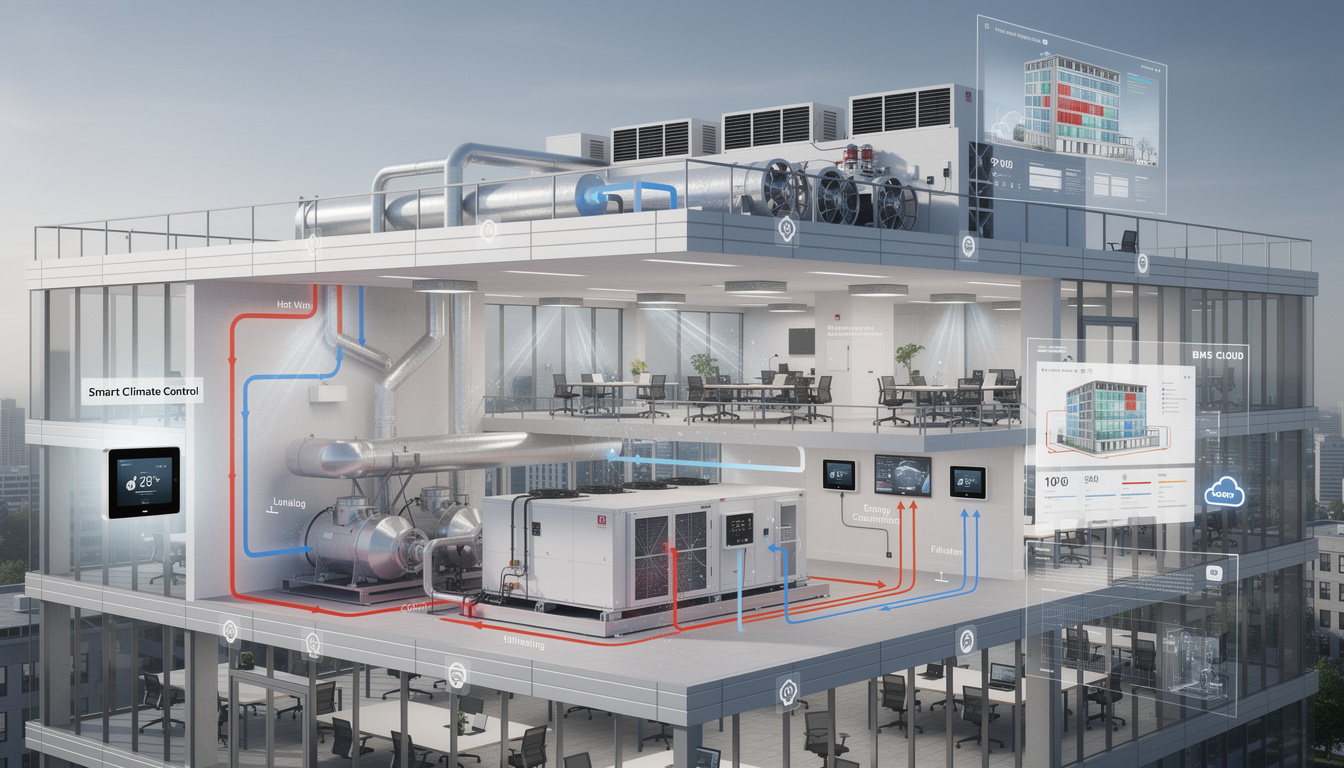 découvrez comment le chauffage réversible peut optimiser le confort et l'efficacité énergétique des bâtiments tertiaires, un duo gagnant pour un avenir durable.