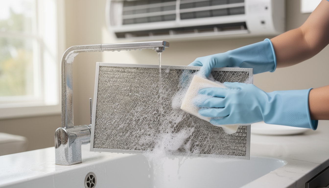 découvrez comment nettoyer efficacement un filtre de climatisation pour améliorer la qualité de l'air et optimiser le fonctionnement de votre appareil.