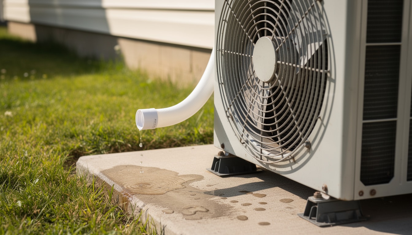 découvrez pourquoi de l'eau coule de l'unité extérieure de votre climatisation et comment y remédier efficacement.
