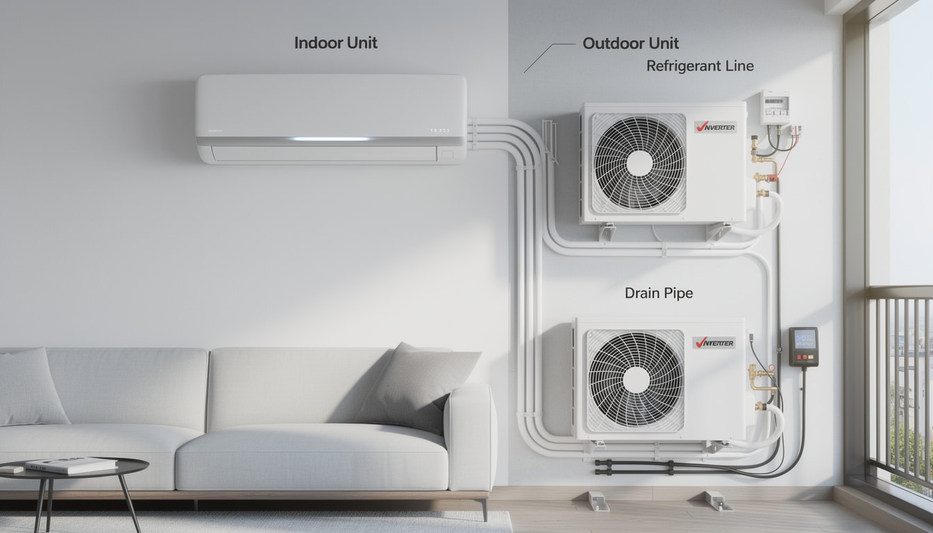 découvrez ce qu'est la climatisation inverter, son fonctionnement innovant et ses avantages pour un confort optimal et des économies d'énergie.